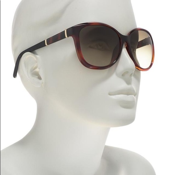 NWT Chloé Tortoise Cat Eye Ce668sa 219 Sunglasses - Picture 10 of 11